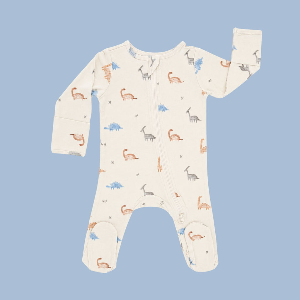 Modal Footie Pajamas - Dinosaurs