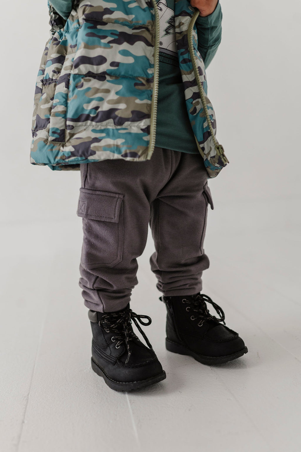 Bamboo Cargo Pants - Tornado Gray