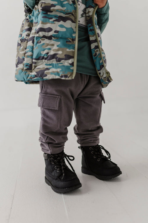 Bamboo Cargo Pants - Tornado Gray