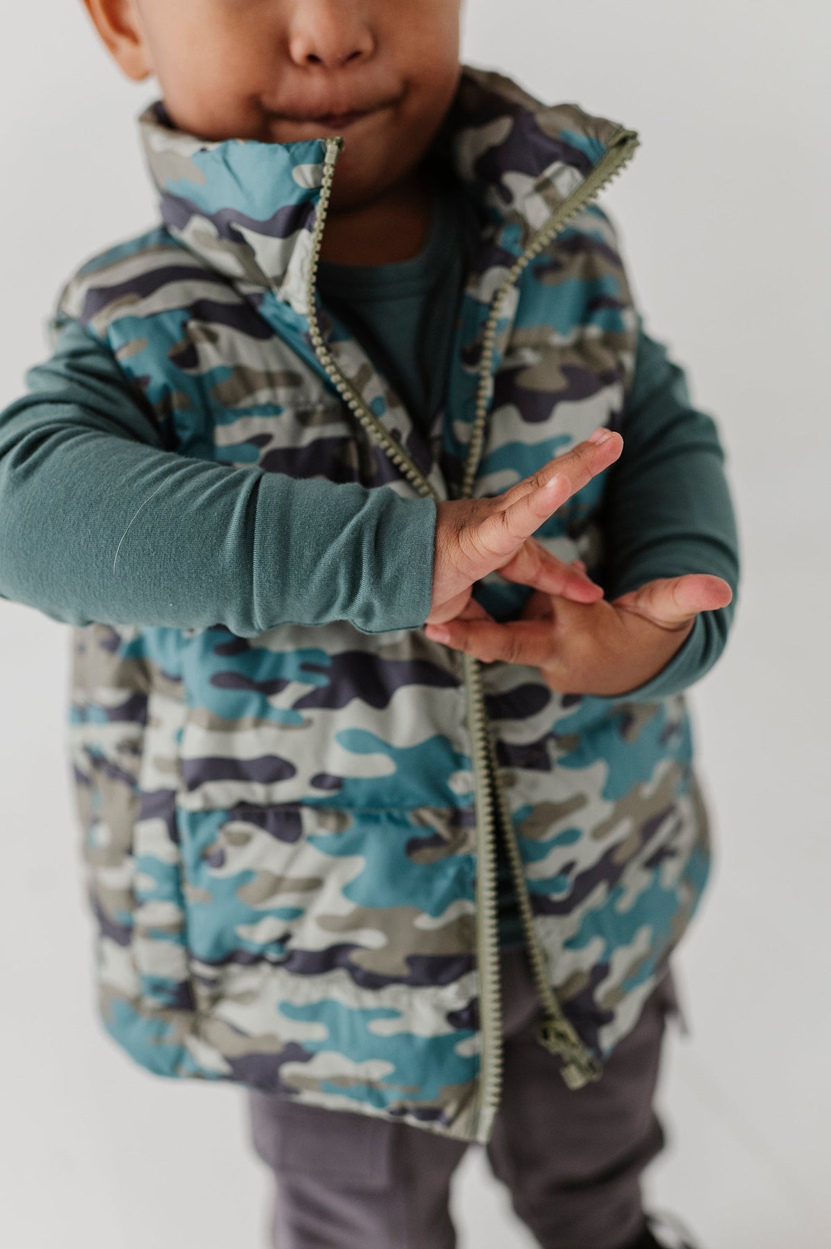 Puffer Vest - Camouflage