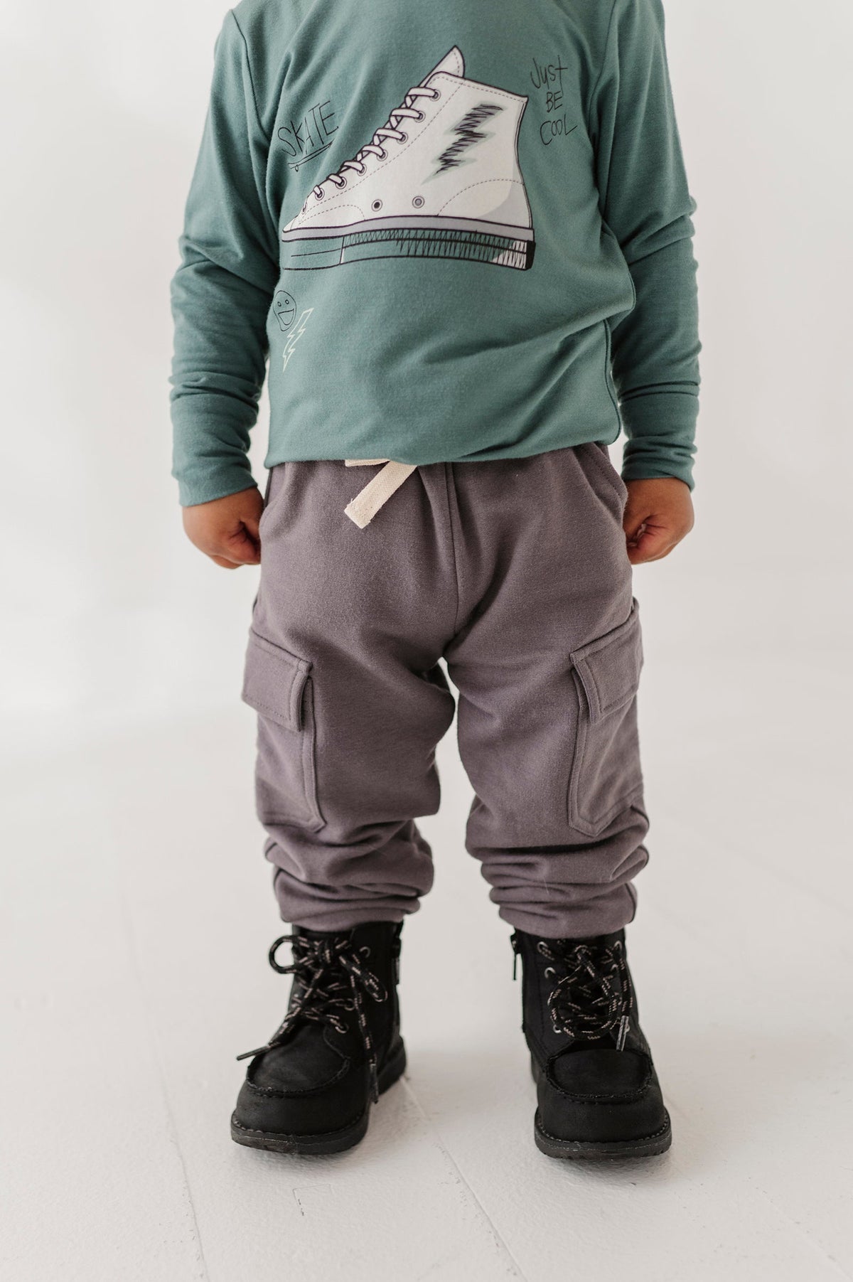 Bamboo Cargo Pants - Tornado Gray