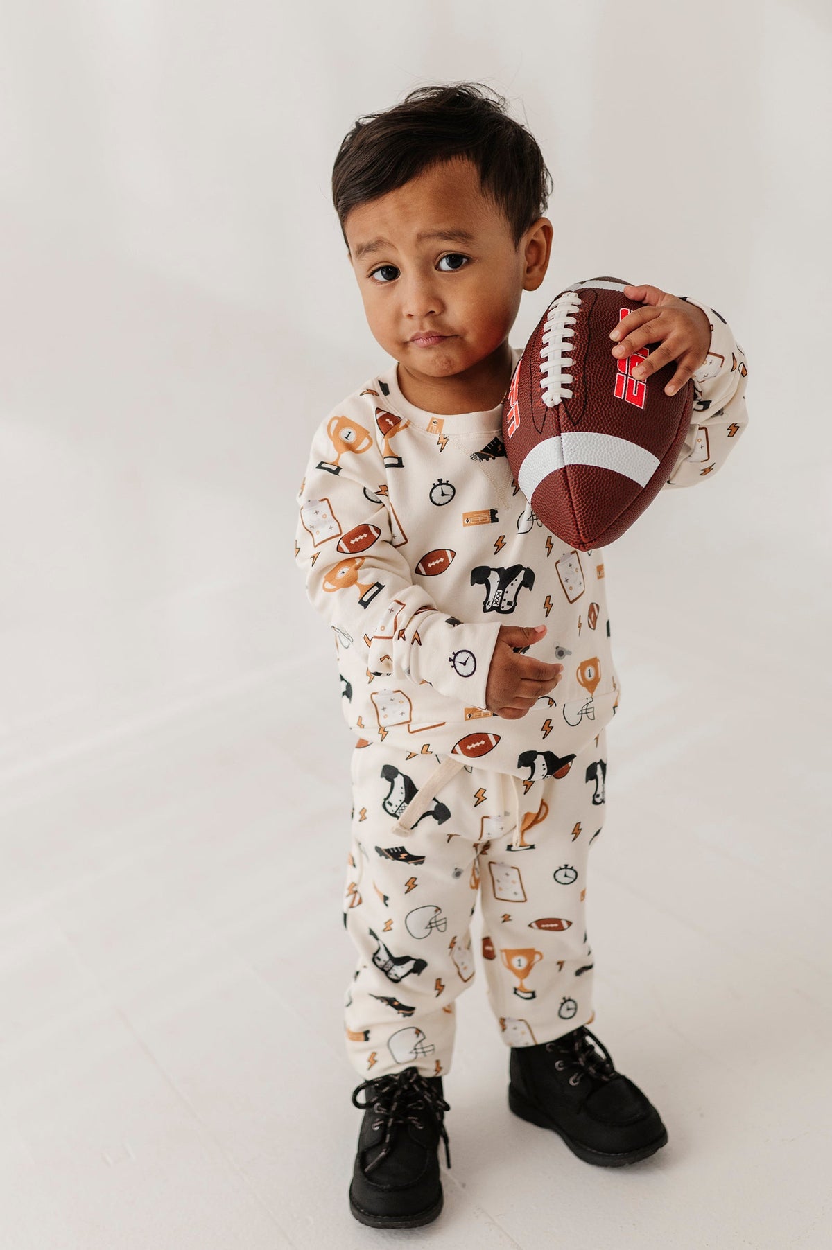 Bamboo Raglan Sweatshirt - Football