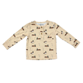 Bamboo Long Sleeve Henley Shirt - Mallard Ducks