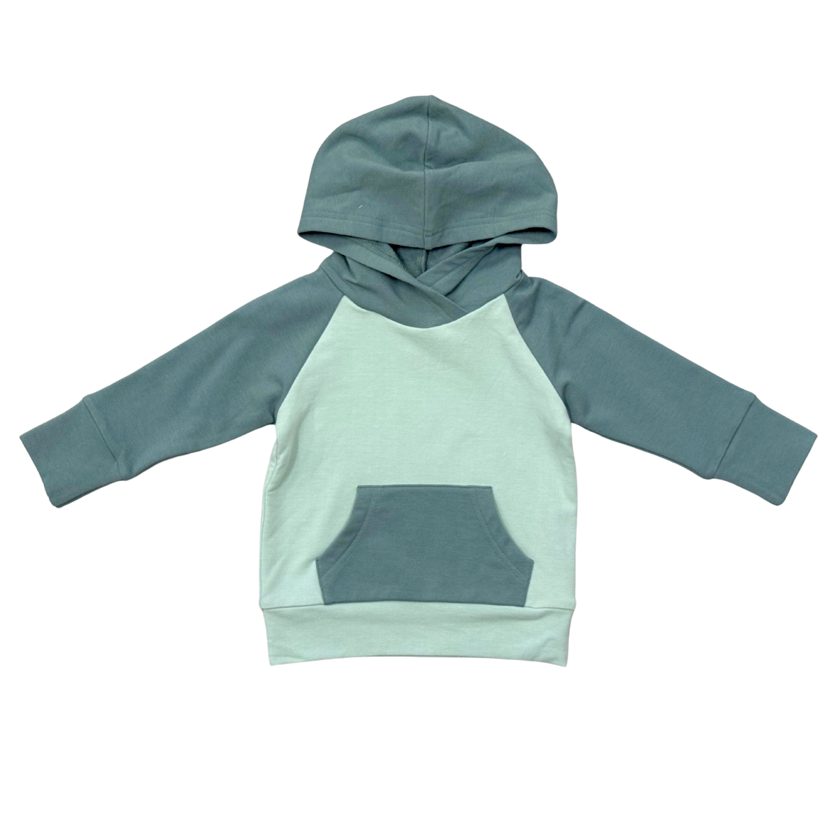 Bamboo Raglan Hoodie - Atlantic