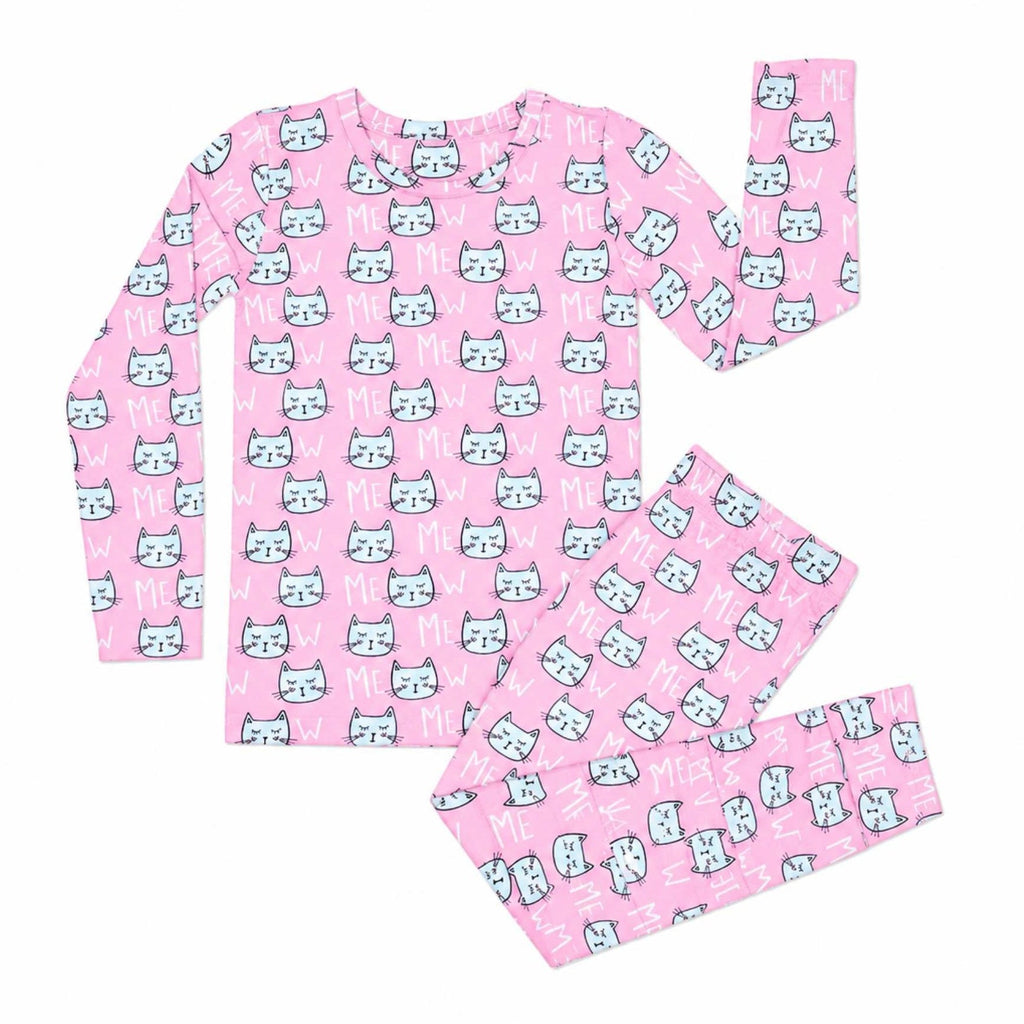 Modal Pajama Set - Kitty Cats