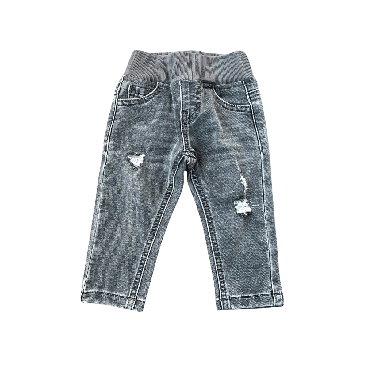 Slim Denim Jeans - Gray