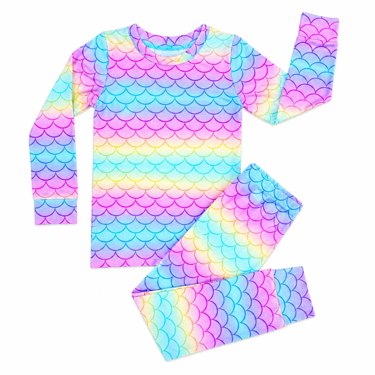 Modal Pajama Set - Mermaids