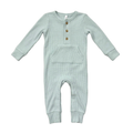 Waffle Romper - Blue Haze